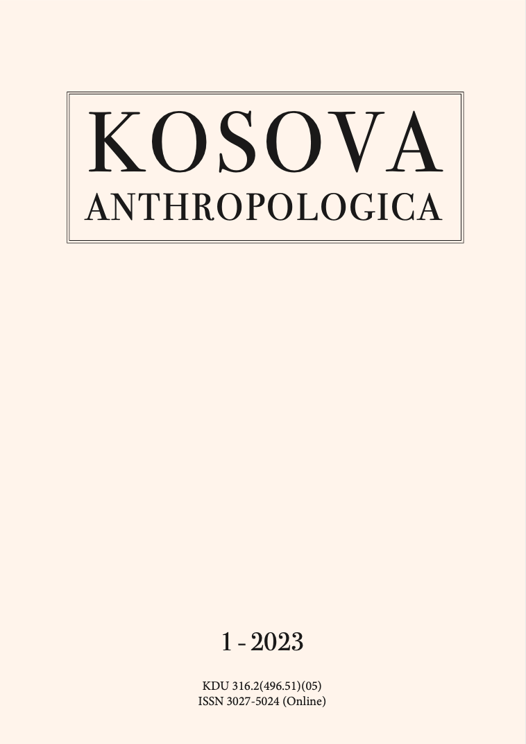 					View Vol. 1 No. 1 (2023): Kosova Anthropologica
				